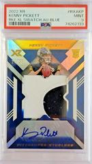 Kenny Pickett [Triple Swatch Autograph Blue] #201 Football Cards 2022 Panini XR Prices