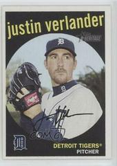 Justin Verlander [Black Back] #338 Baseball Cards 2008 Topps Heritage Prices