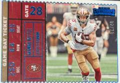 George Kittle [Platinum] #GDT-GKI Football Cards 2022 Panini Contenders Game Day Ticket Prices