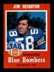 Jim Heighton #27 Football Cards 1971 O Pee Chee CFL Prices