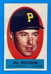 Bill Mazeroski [Blank Back] Baseball Cards 1963 Topps Peel Offs Prices