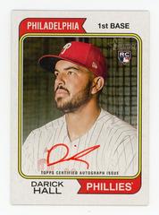 Darick Hall [Special Edition Red Ink] Baseball Cards 2023 Topps Heritage Real One Autographs High Number Prices