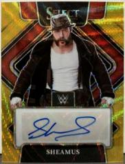 Sheamus [Gold Wave Prizm] #SG-SHM Wrestling Cards 2022 Panini Select WWE Signatures Prices