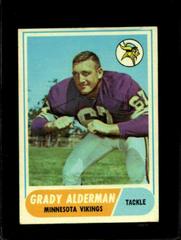 Grady Alderman Football Cards 1968 Topps Prices