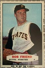 Bob Friend [Hand Cut] Baseball Cards 1964 Bazooka Prices