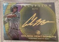 Colson Montgomery [Gold Rainbow] #ISS-CM Baseball Cards 2022 Bowman Inception Silver Signings Autographs Prices