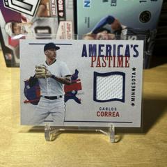 Carlos Correa Baseball Cards 2022 Panini Chronicles America's Pastime Swatches Prices