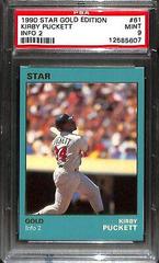 Kirby Puckett [Info 2] #61 Baseball Cards 1990 Star Gold Edition Prices