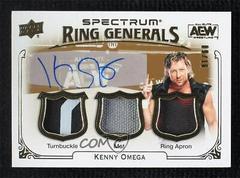 Kenny Omega [Autograph] Wrestling Cards 2021 Upper Deck AEW Spectrum Ring Generals Relics Prices
