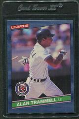 Alan Trammell #101 Baseball Cards 1986 Leaf Prices