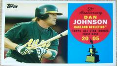 Dan Johnson Baseball Cards 2008 Topps All Rookie 50th Anniversary Prices
