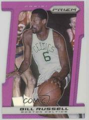 Bill Russell [Purple Die Cut Prizm] Basketball Cards 2013 Panini Prizm Prices