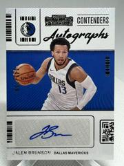 Jalen Brunson [Gold] Basketball Cards 2021 Panini Contenders Contenders Autographs Prices