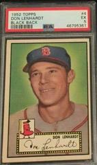 Don Lenhardt [Black Back] #4 Baseball Cards 1952 Topps Prices
