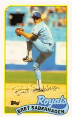Bret Saberhagen #92 Baseball Cards 1989 Topps Ljn Baseball Talk Prices