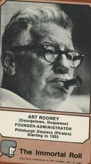 Art Rooney Football Cards 1975 Fleer Hall of Fame Prices