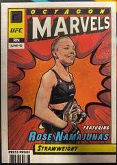 Rose Namajunas [Press Proof Purple] #9 Ufc Cards 2022 Panini Donruss UFC Octagon Marvels Prices