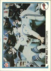 Buffalo Bills [Buffalo Stampede] Football Cards 1983 Fleer Team Action Prices