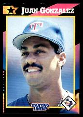 Juan Gonzalez Baseball Cards 1992 Kenner Starting Lineup Prices
