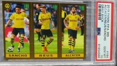 Alcacer, Reus, Sancho [Gray Back] #184 Soccer Cards 2019 Panini FIFA 365 Prices
