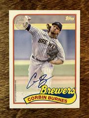Corbin Burnes Baseball Cards 2024 Topps 1989 Autograph Prices