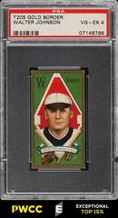Walter Johnson Baseball Cards 1911 T205 Gold Border Prices