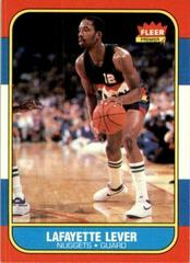 Lafayette Lever Basketball Cards 1986 Fleer Prices