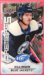 Cole Sillinger [Black] Hockey Cards 2021 Upper Deck Ice Premieres Mini Prices