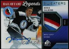 Borje Salming [Autograph Patch] #HOF-BS Hockey Cards 2021 SP Game Used HOF Legends Sweaters Prices