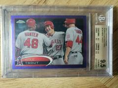Mike Trout [Purple Refractor] Baseball Cards 2012 Topps Chrome Prices
