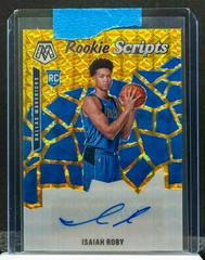 Isaiah Roby [Gold] #RS-IRB Basketball Cards 2019 Panini Mosaic Rookie Scripts Prices