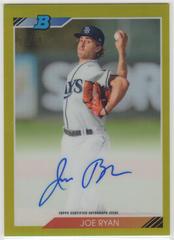 Joe Ryan [Gold Refractor] Baseball Cards 2020 Bowman Heritage Chrome Autographs Prices