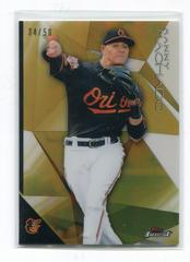 Manny Machado [Gold Refractor] #61 Baseball Cards 2015 Finest Prices