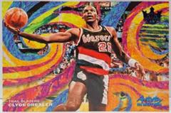 Clyde Drexler [Amethyst] #11 Basketball Cards 2022 Panini Court Kings Artistry in Motion Prices