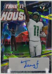 Troy Franklin [Purple] #TH-TF1 Football Cards 2022 Leaf Valiant Autographs Take it to the House Prices