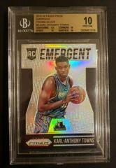 Karl Anthony Towns [Silver Prizm] #8 Basketball Cards 2015 Panini Prizm Emergent Prices