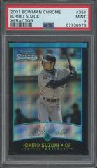 Ichiro Suzuki [Xfractor] #351 Baseball Cards 2001 Bowman Chrome Prices