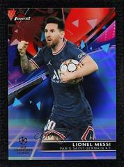 Lionel Messi [Blue, Aqua Vaporwave] Soccer Cards 2021 Topps Finest UEFA Champions League Prices