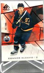 Connor McDavid [Red Fragment] Hockey Cards 2021 SP Game Used Prices