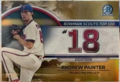 Andrew Painter [Gold] Baseball Cards 2023 Bowman Scouts Top 100 Prices