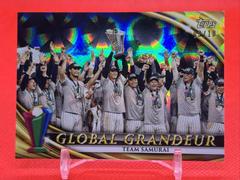 Team Samurai [Black Difractor] #GG-10 Baseball Cards 2023 Topps World Classic Global Grandeur Prices