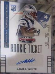 James White [Sec Autograph Championship Ticket] Football Cards 2014 Panini Contenders Prices