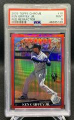 Ken Griffey Jr. [Red Refractor] Baseball Cards 2009 Topps Chrome Prices