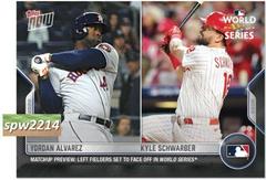 Yordan Alvarez, Nick Castellanos #WSM-8 Baseball Cards 2022 Topps Now World Series Matchup Prices
