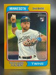 Edouard Julien [Chrome Gold] #589 Baseball Cards 2023 Topps Heritage Prices