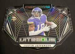 Justin Jefferson #10 Football Cards 2023 Panini Obsidian Vitreous Prices