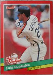 Luis Gonzalez Baseball Cards 1991 Donruss Rookies Prices