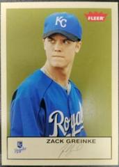 Zack Greinke Baseball Cards 2005 Fleer Tradition Prices