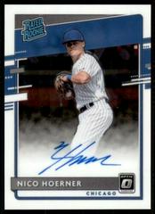 Nico Hoerner #RRS-NH Baseball Cards 2020 Panini Donruss Optic Rated Rookies Signatures Prices