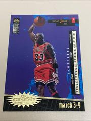 Michael Jordan [Gold] Basketball Cards 1996 Collector's Choice Crash the Game Prices